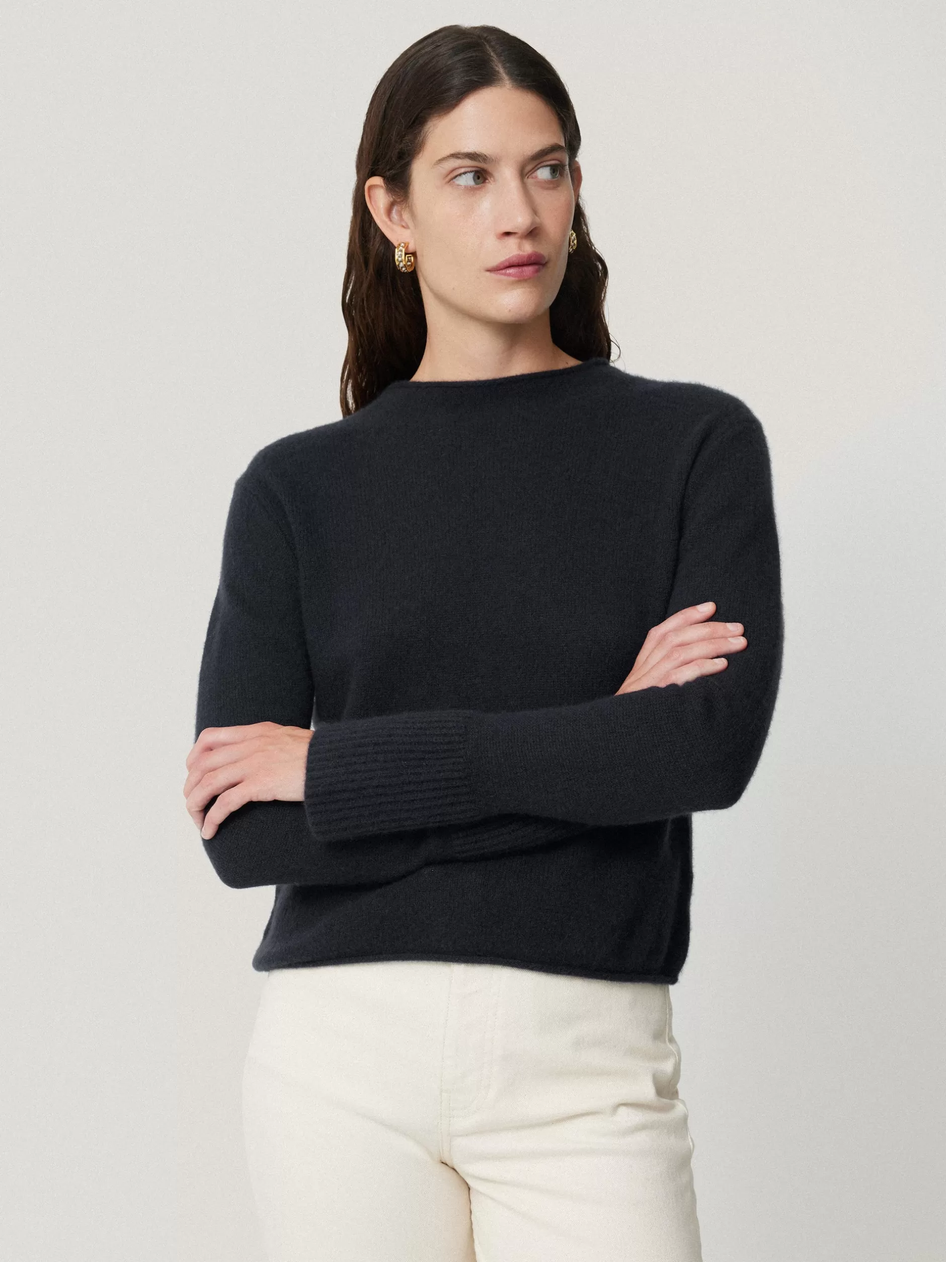 Shop Jigsaw Cloud Cashmere Eldon Jumper Navy