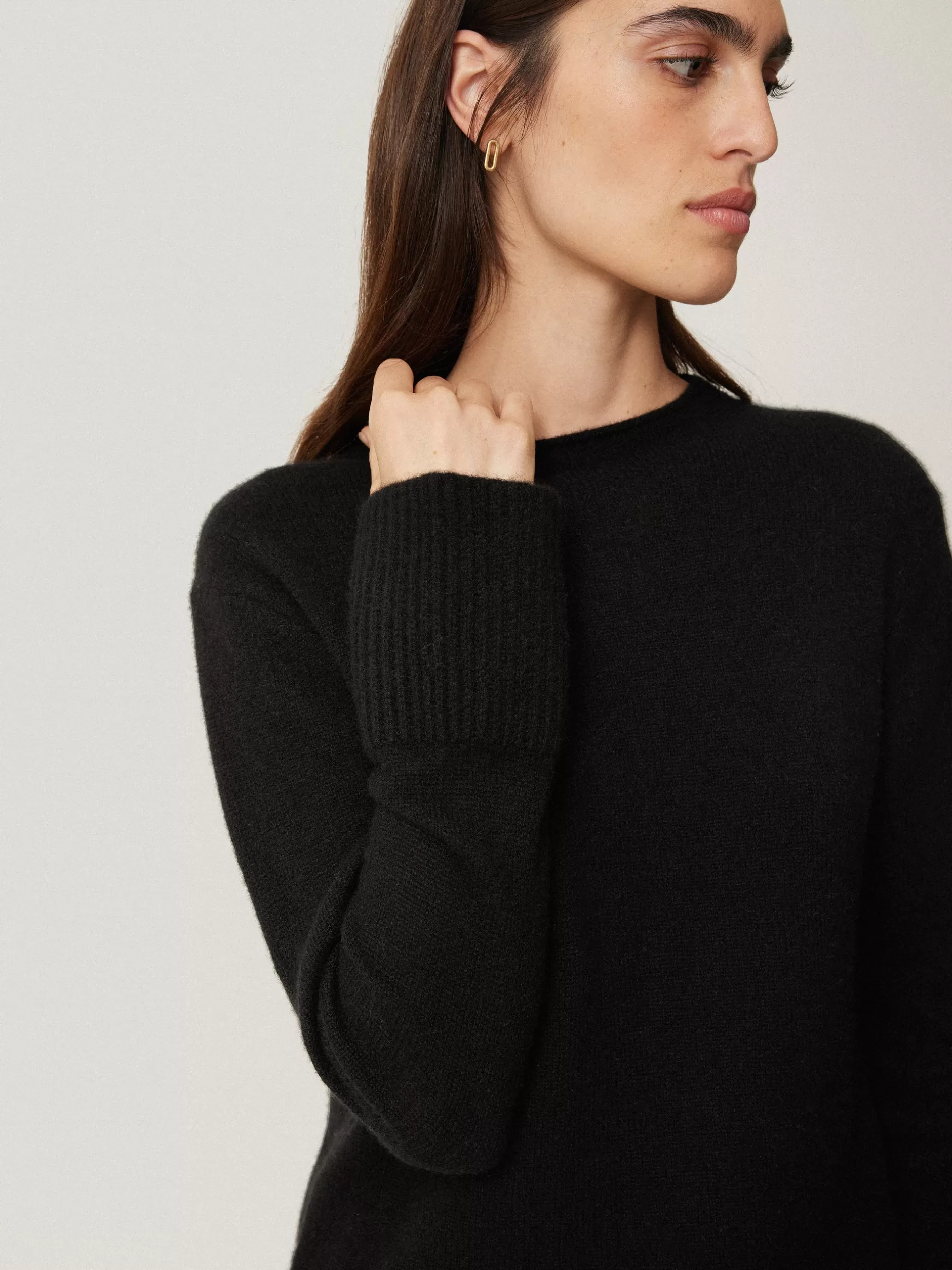 Clearance Jigsaw Cloud Cashmere Eldon Jumper Black