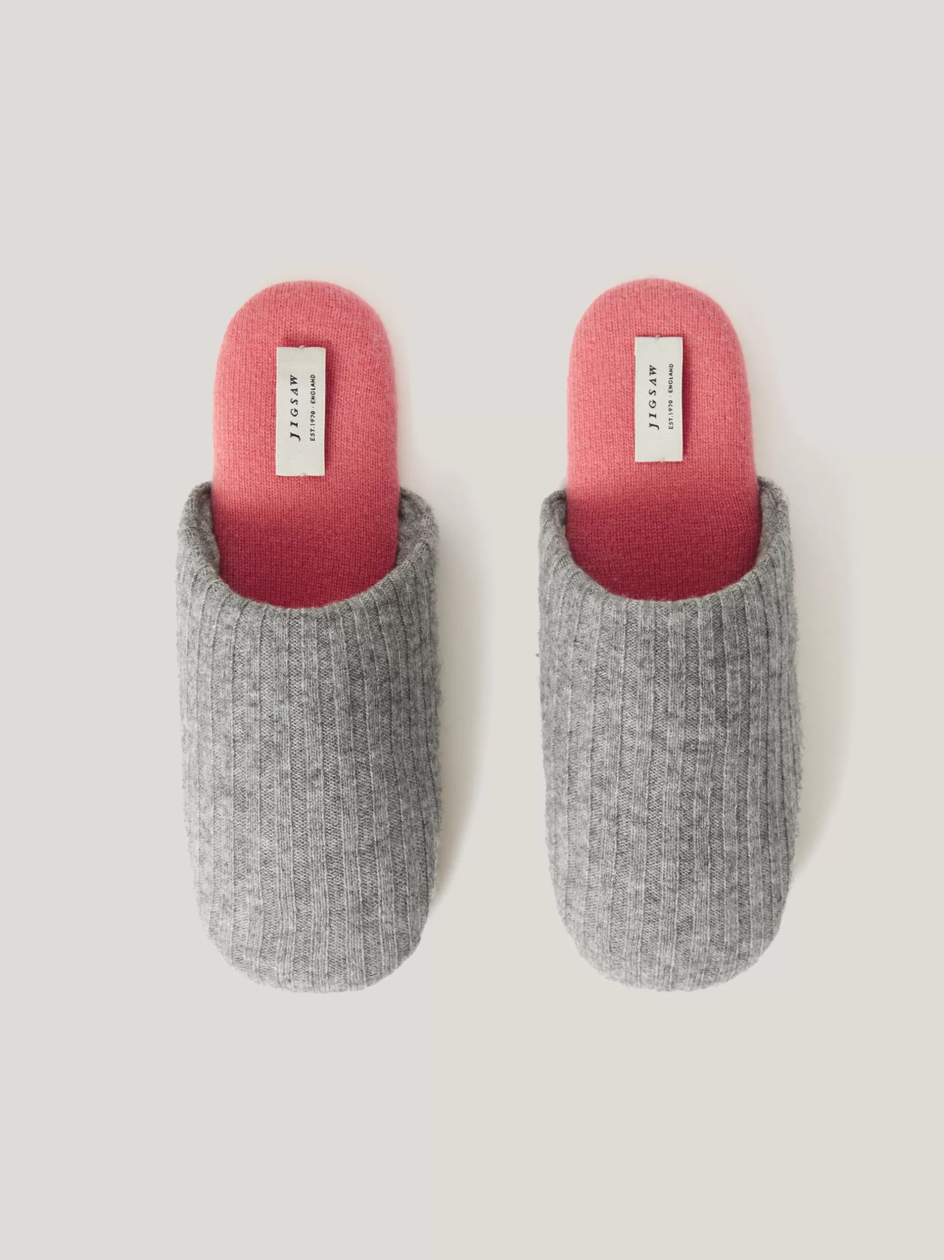 Store Jigsaw Compact Wool Slipper Grey