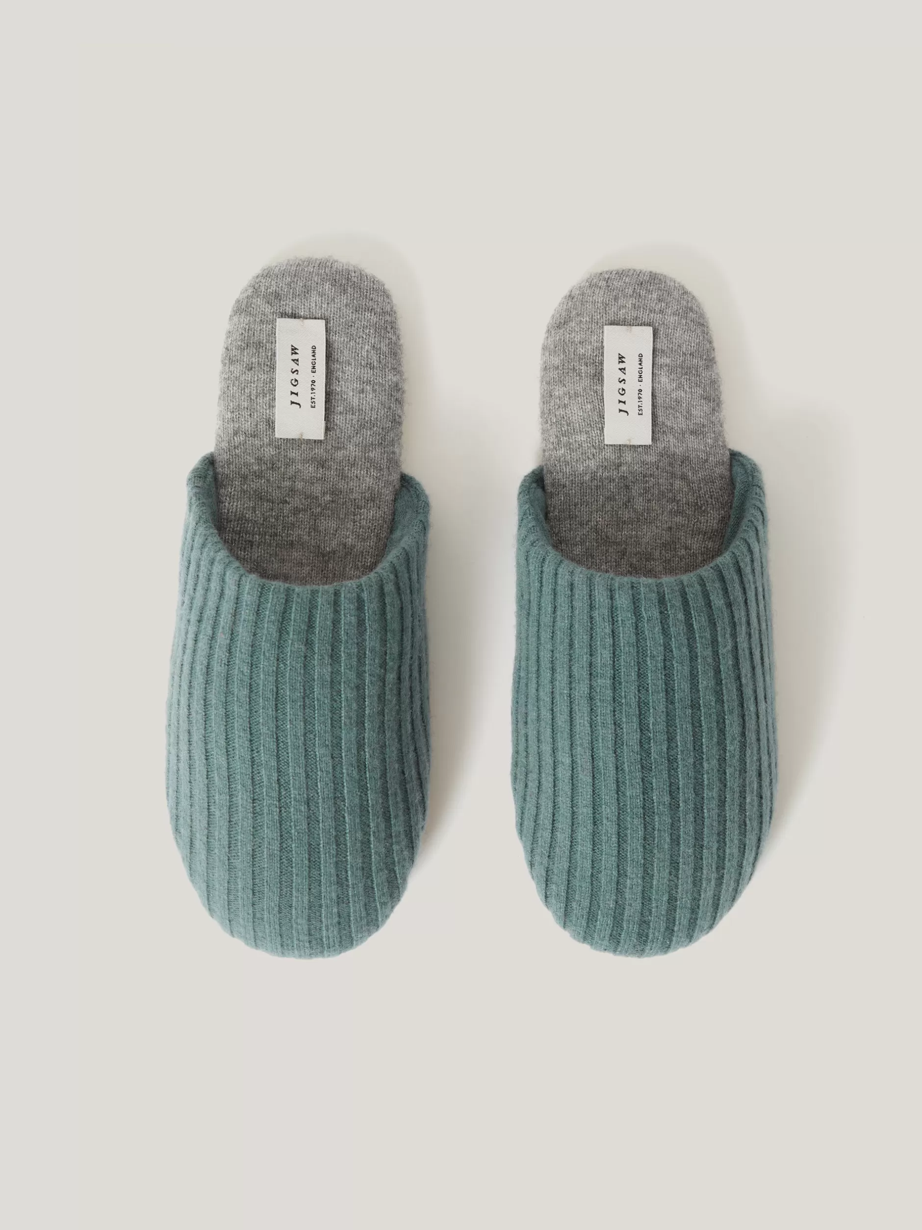 Sale Jigsaw Compact Wool Slipper Blue