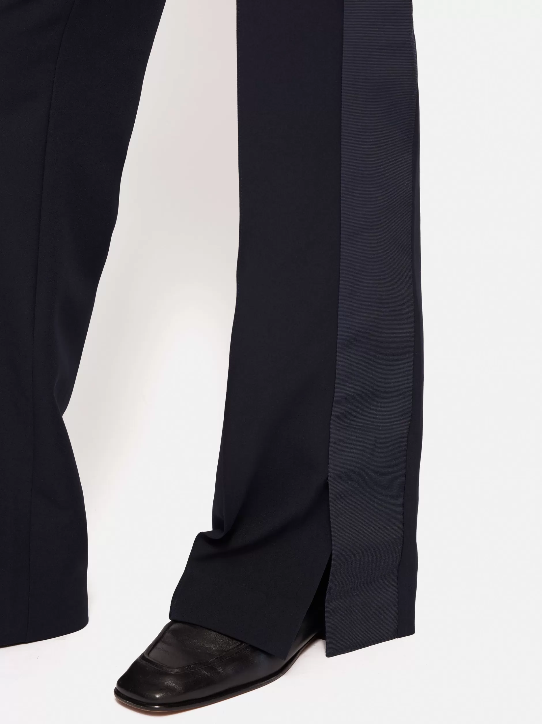 Flash Sale Jigsaw Crepe Split Hem Jogger Navy