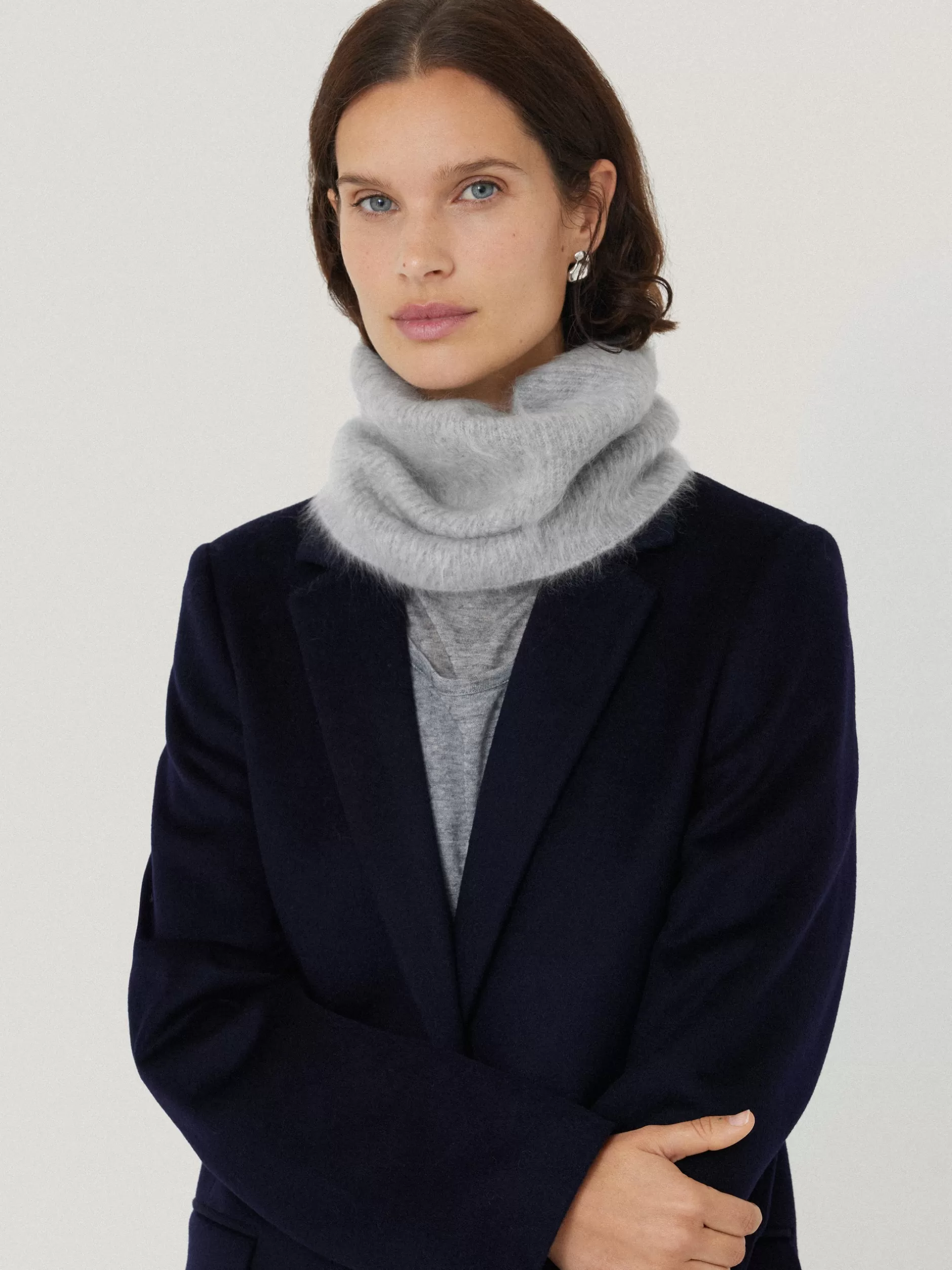 Discount Jigsaw Halo Cashmere Snood Grey