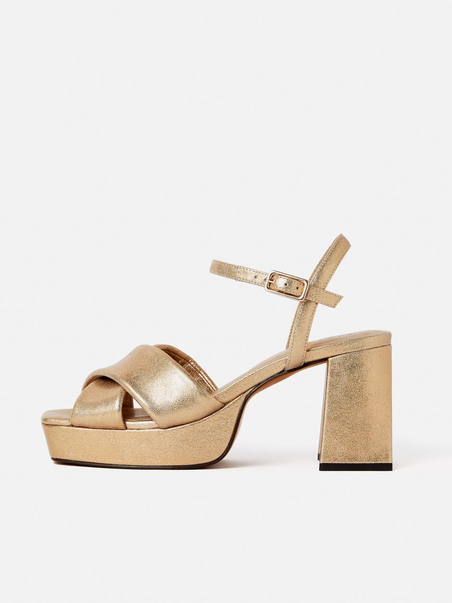 Discount Jigsaw Hanna Platform Sandal Gold