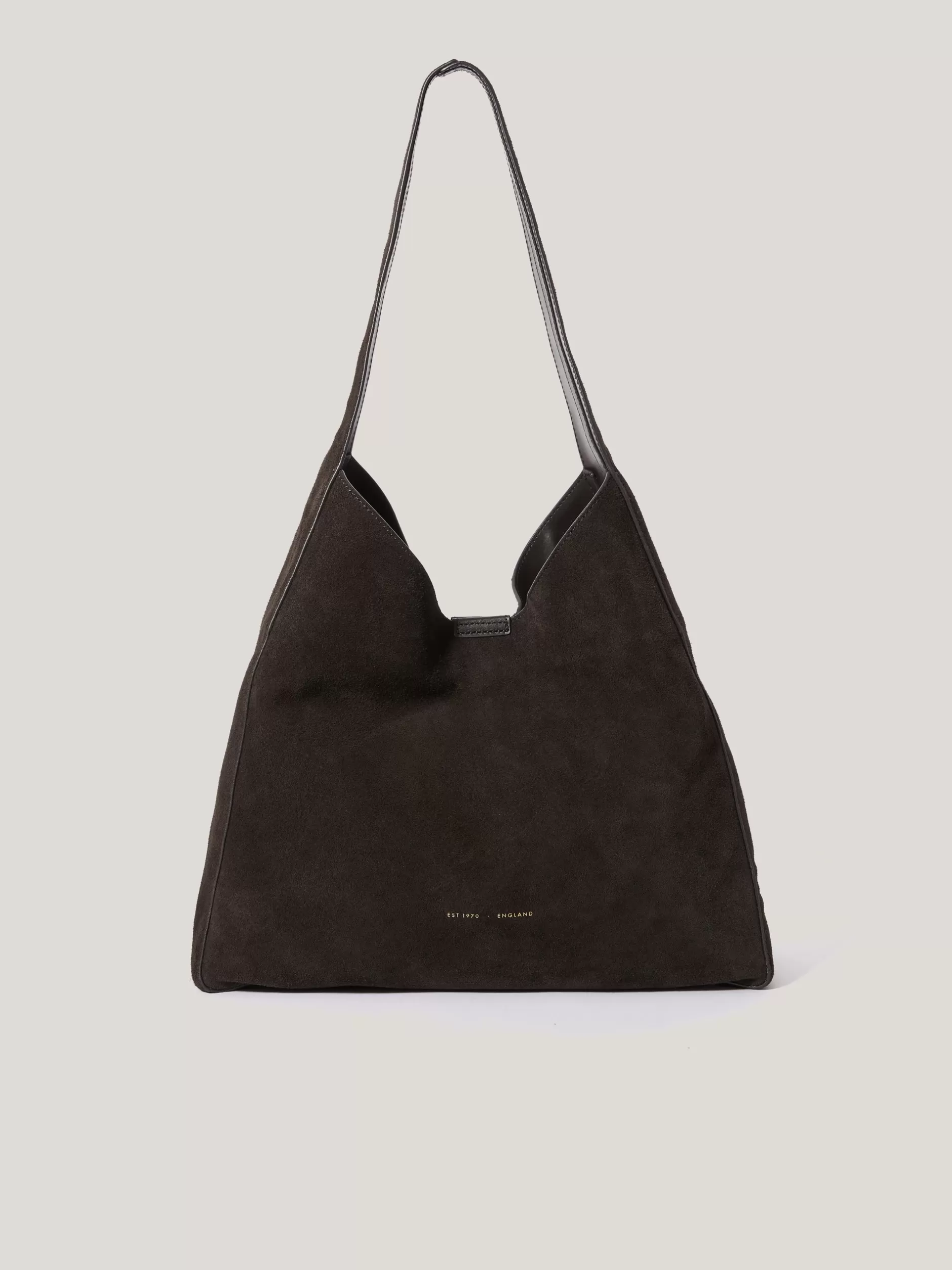 Flash Sale Jigsaw Heckfield Suede Tote Chocolate