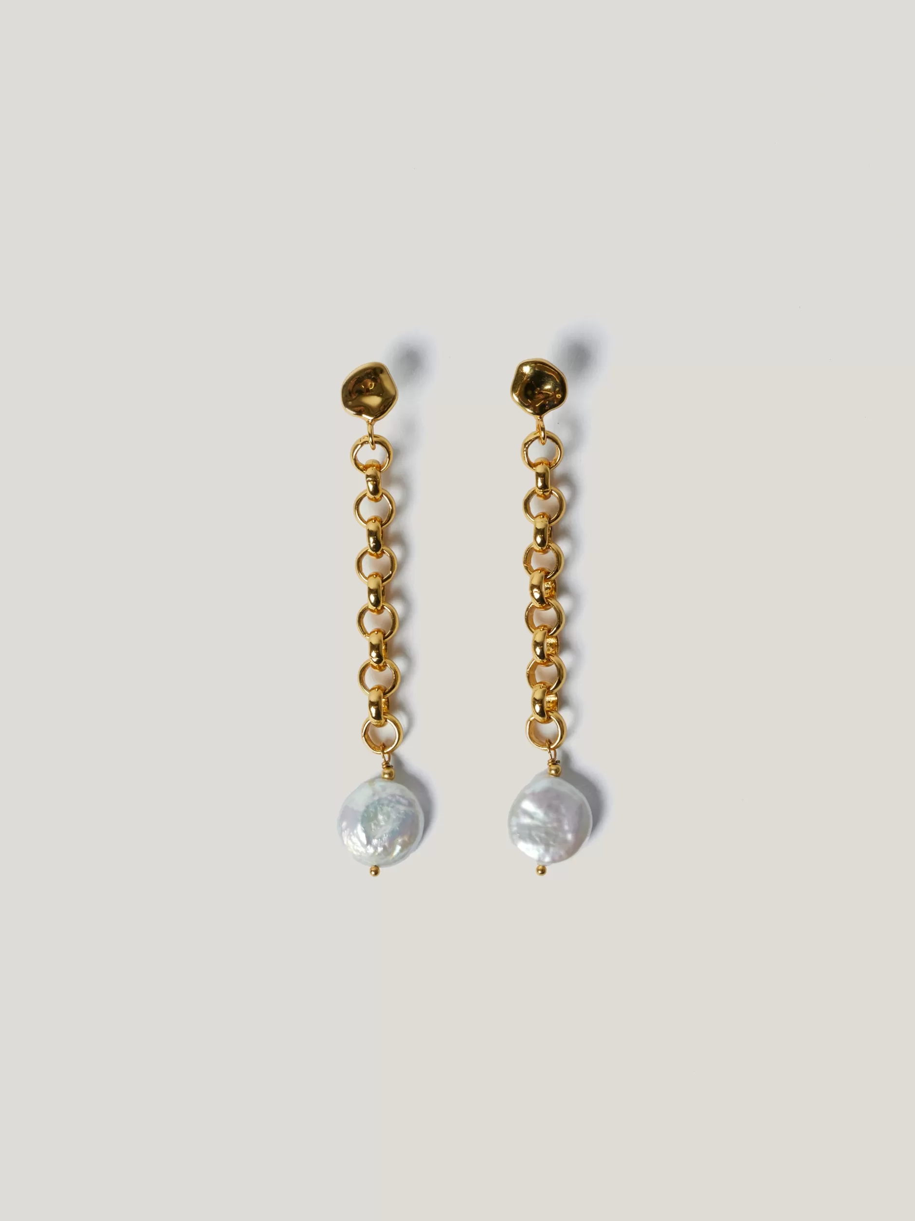 Sale Jigsaw Keshi Drop Earring Pearl