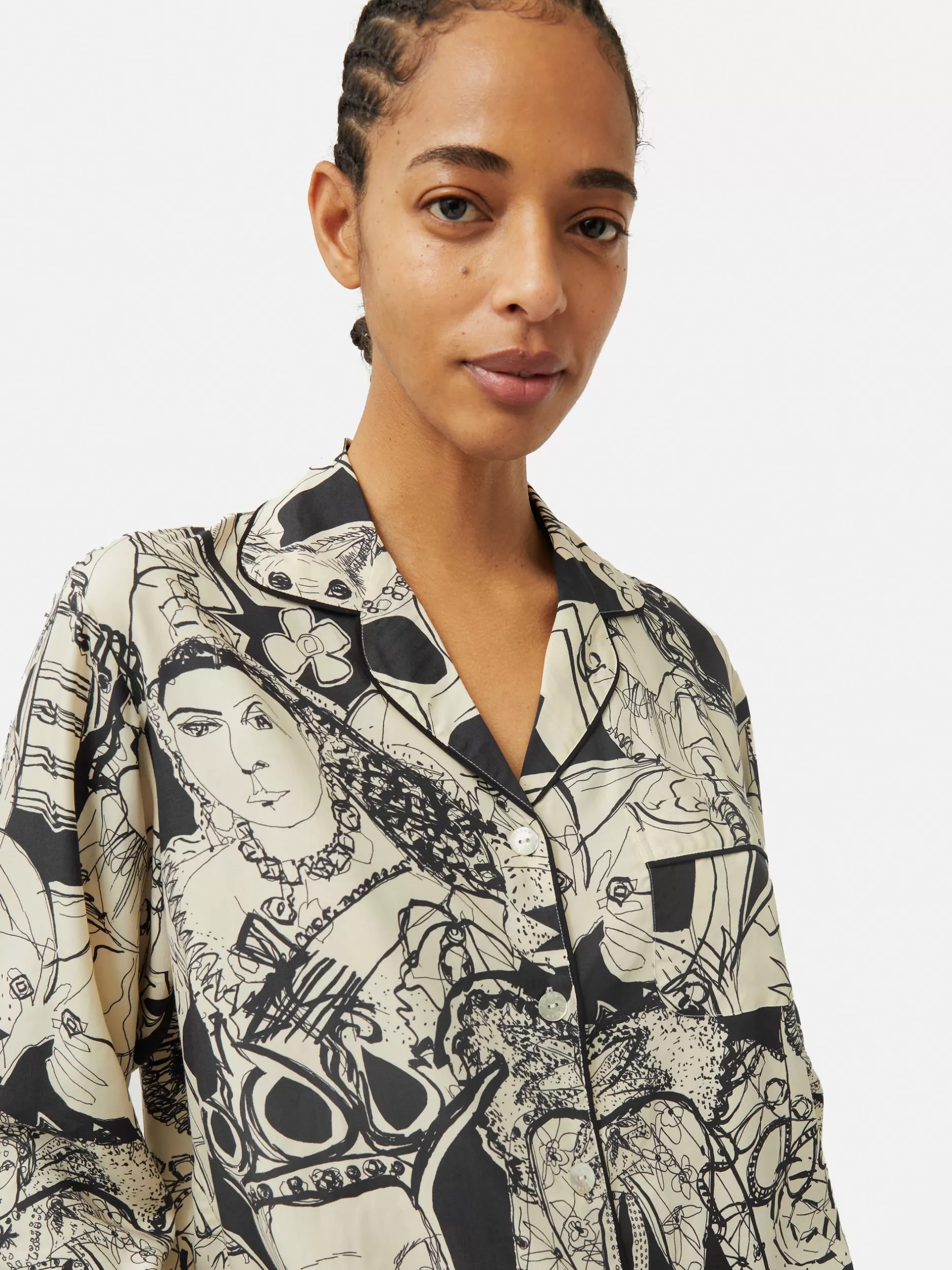 Discount Jigsaw Kings & Queens Pyjama Monochrome