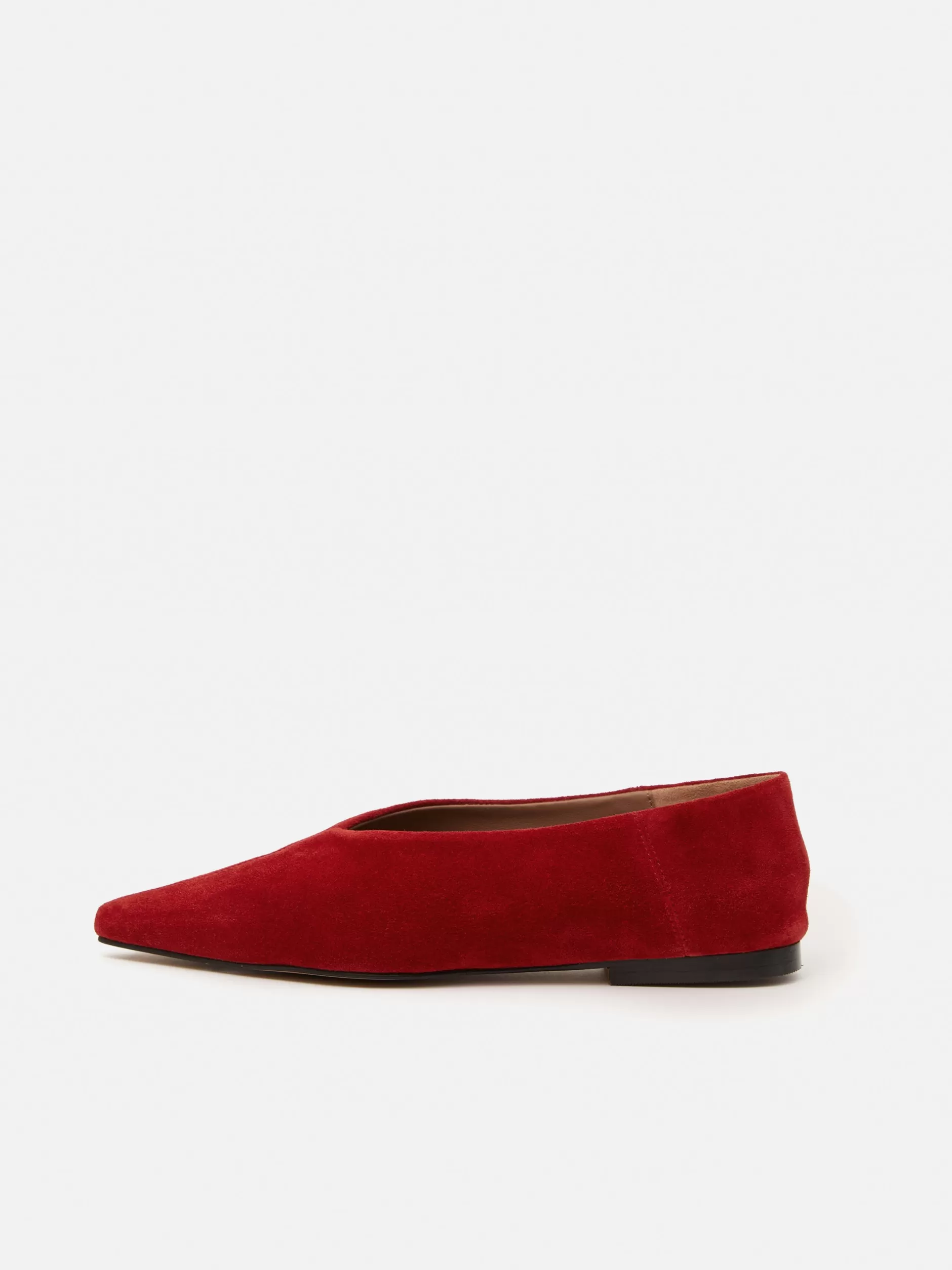 Shop Jigsaw Linnie Flat Pointed Ballerina Red