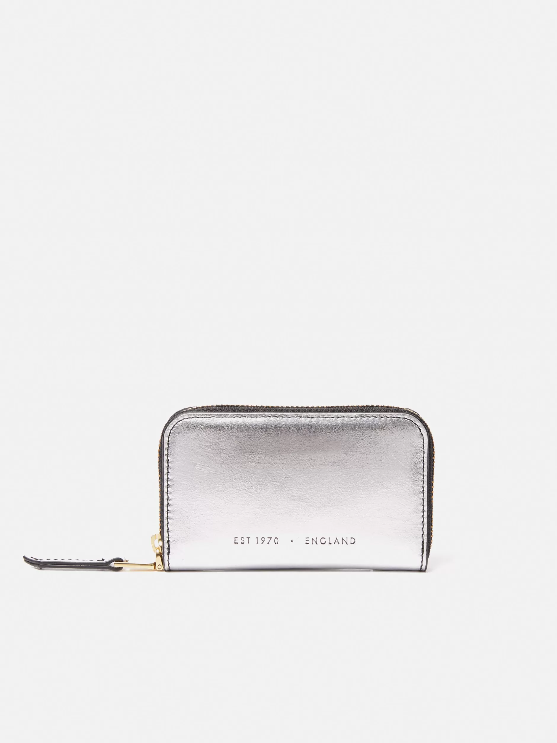 Flash Sale Jigsaw Maddie Leather Small Wallet Silver