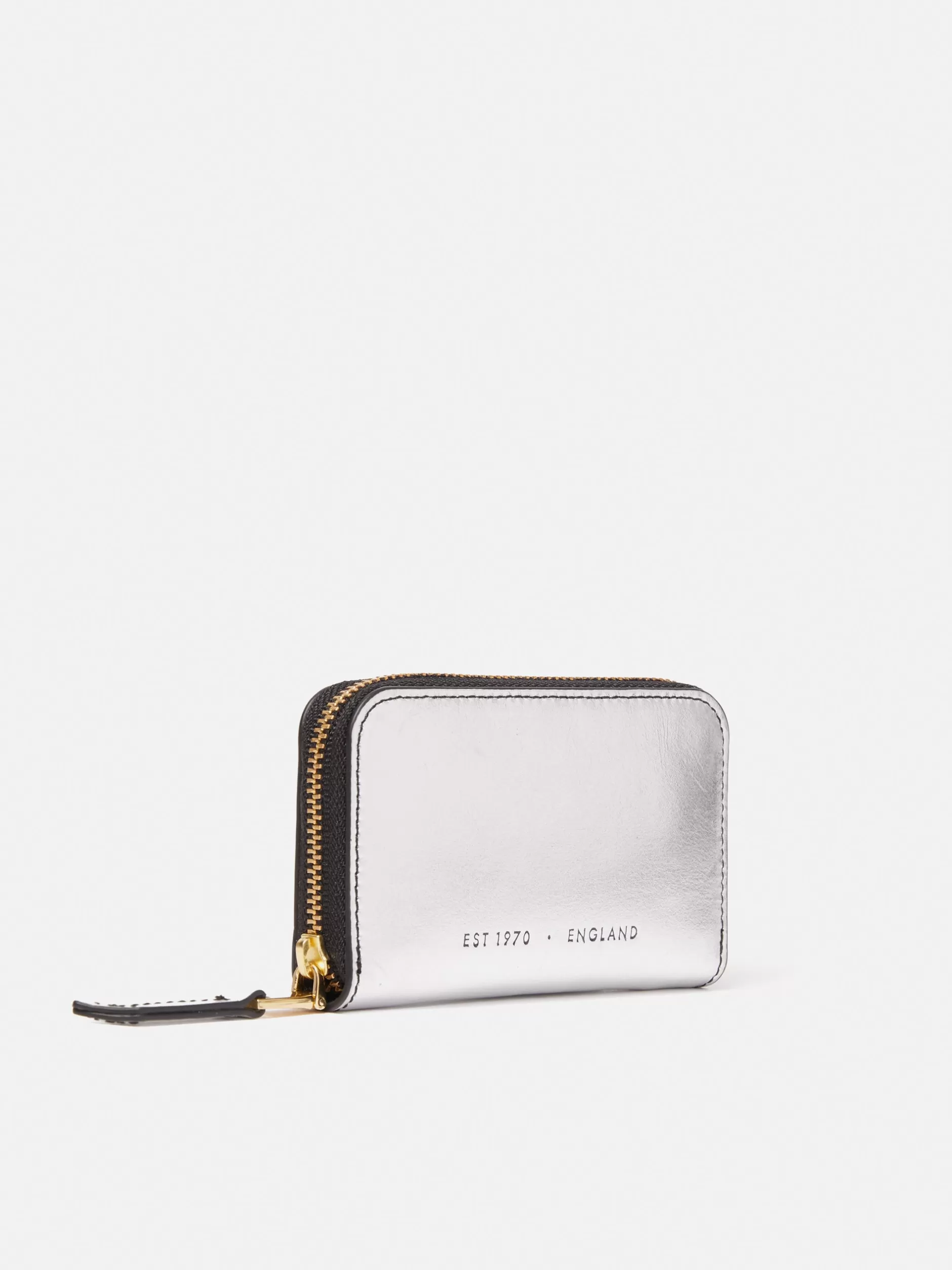 Flash Sale Jigsaw Maddie Leather Small Wallet Silver