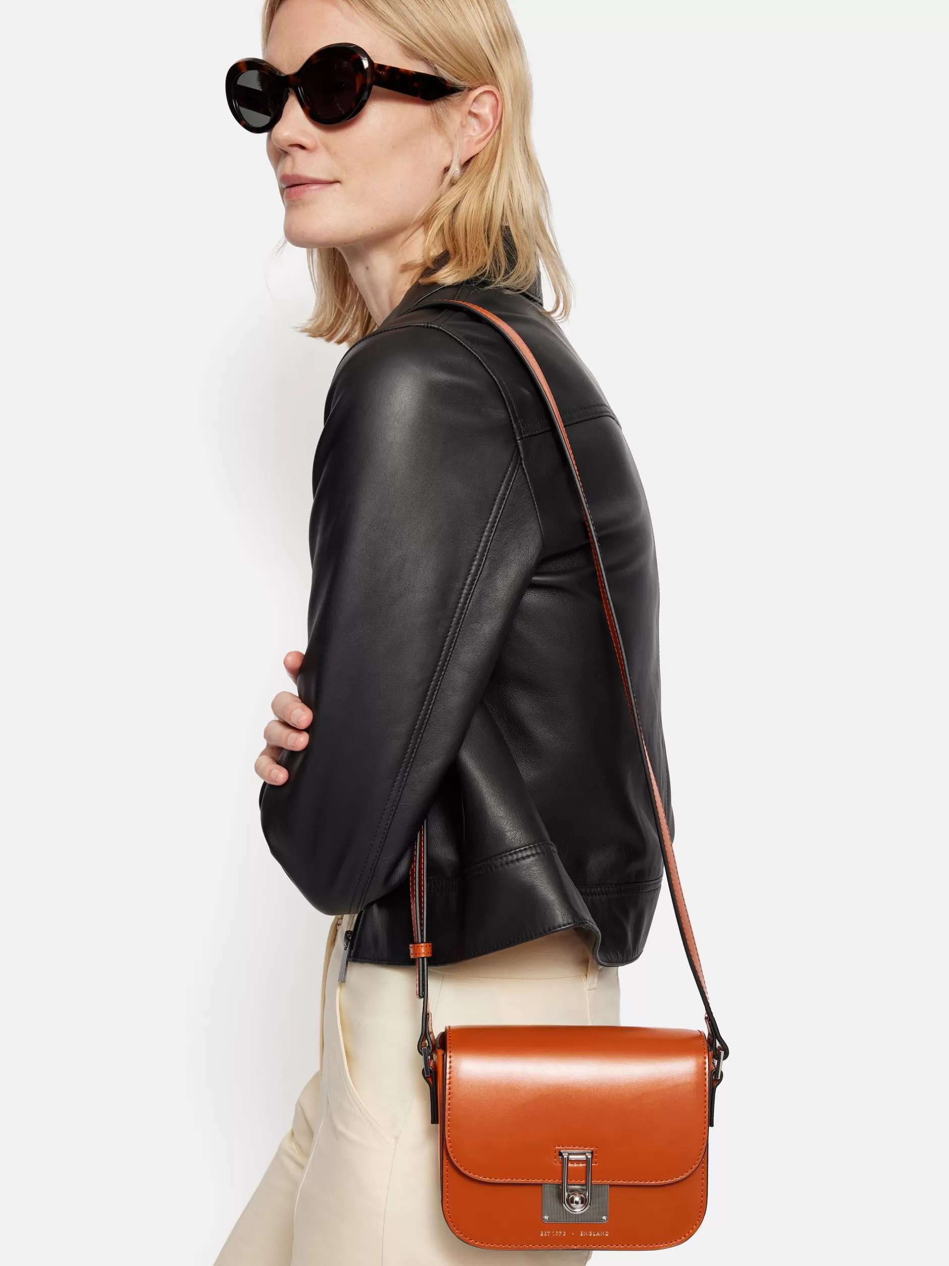 Cheap Jigsaw Meret Crossbody Orange