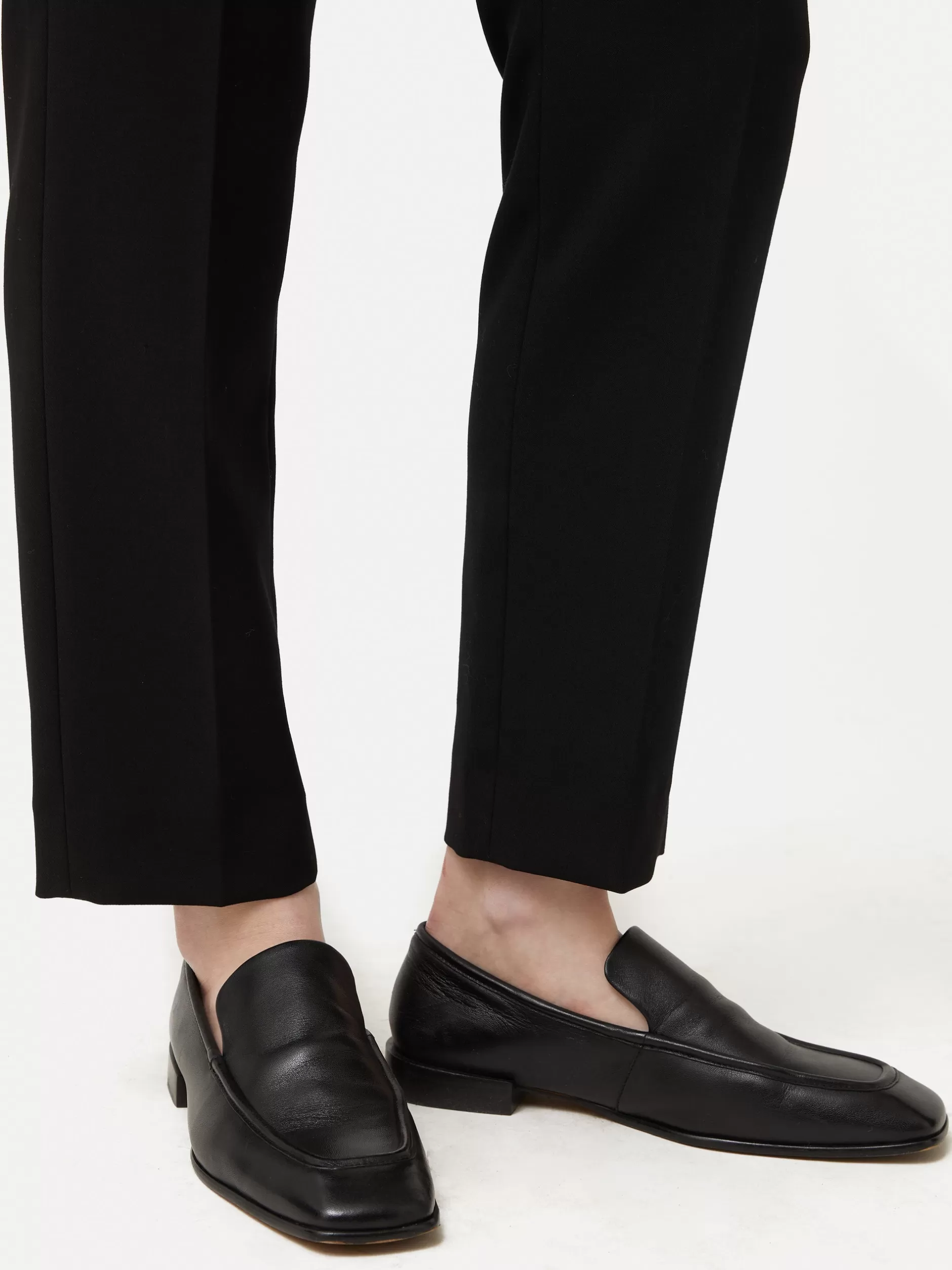 New Jigsaw Modern Crepe Marden Trouser Black