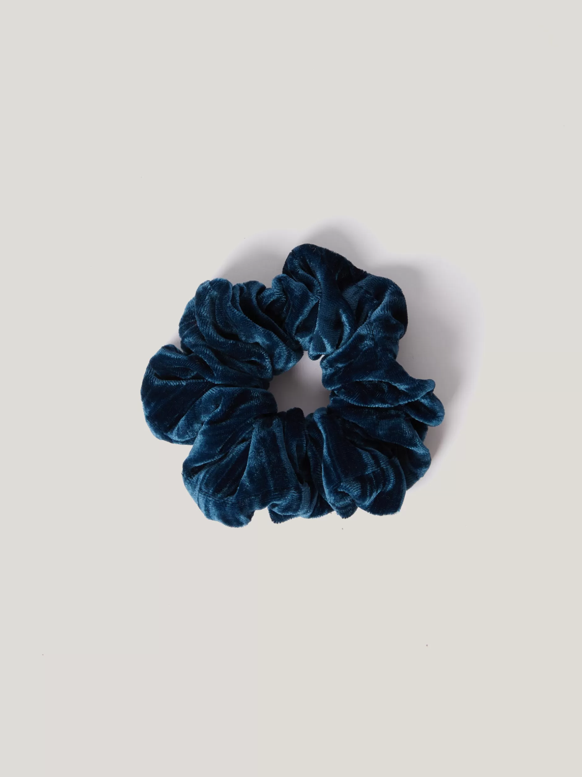 Clearance Jigsaw Plisse Velvet Scrunchie Teal