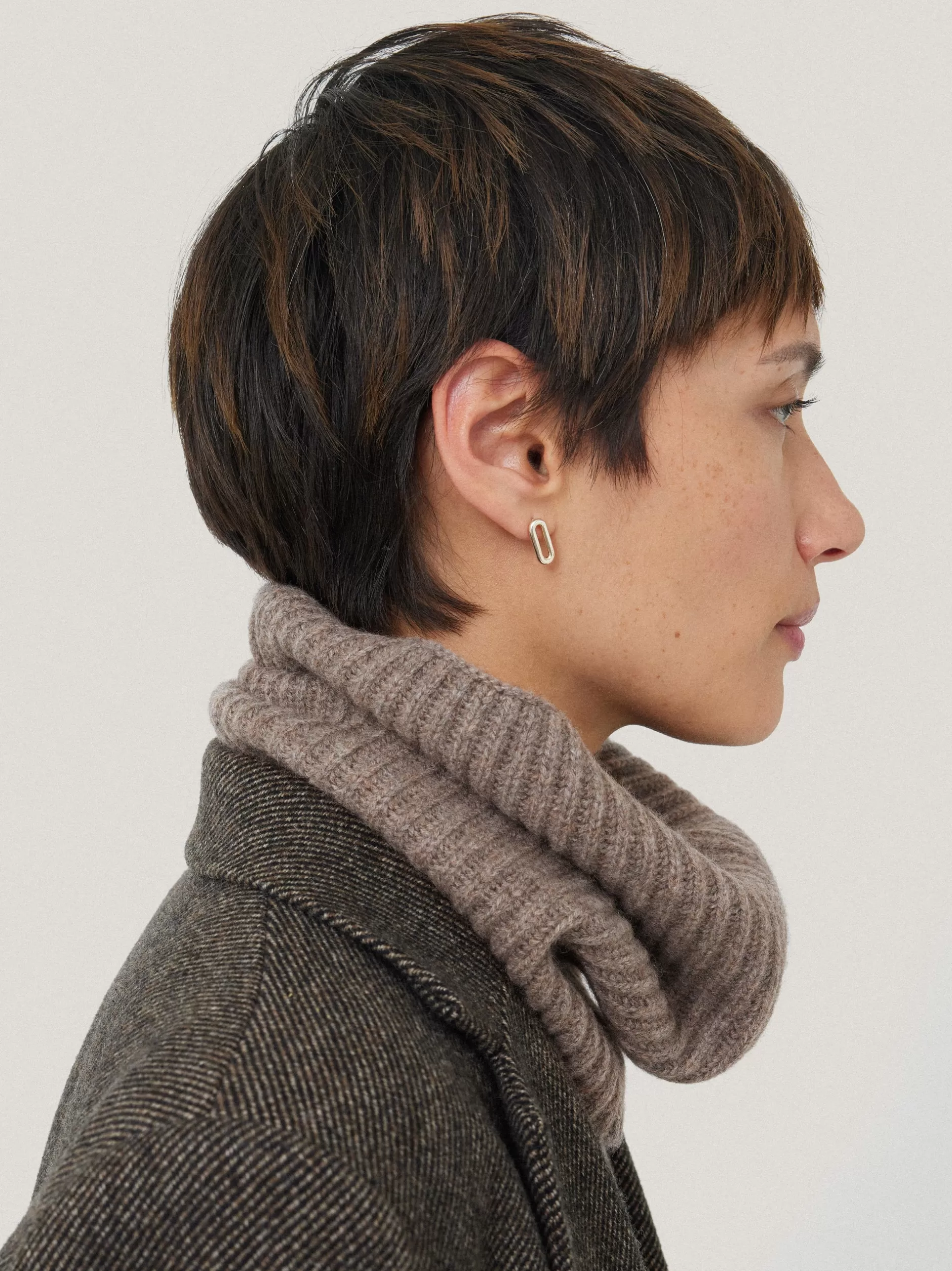 Discount Jigsaw Wool Cashmere Blend Snood Oatmeal