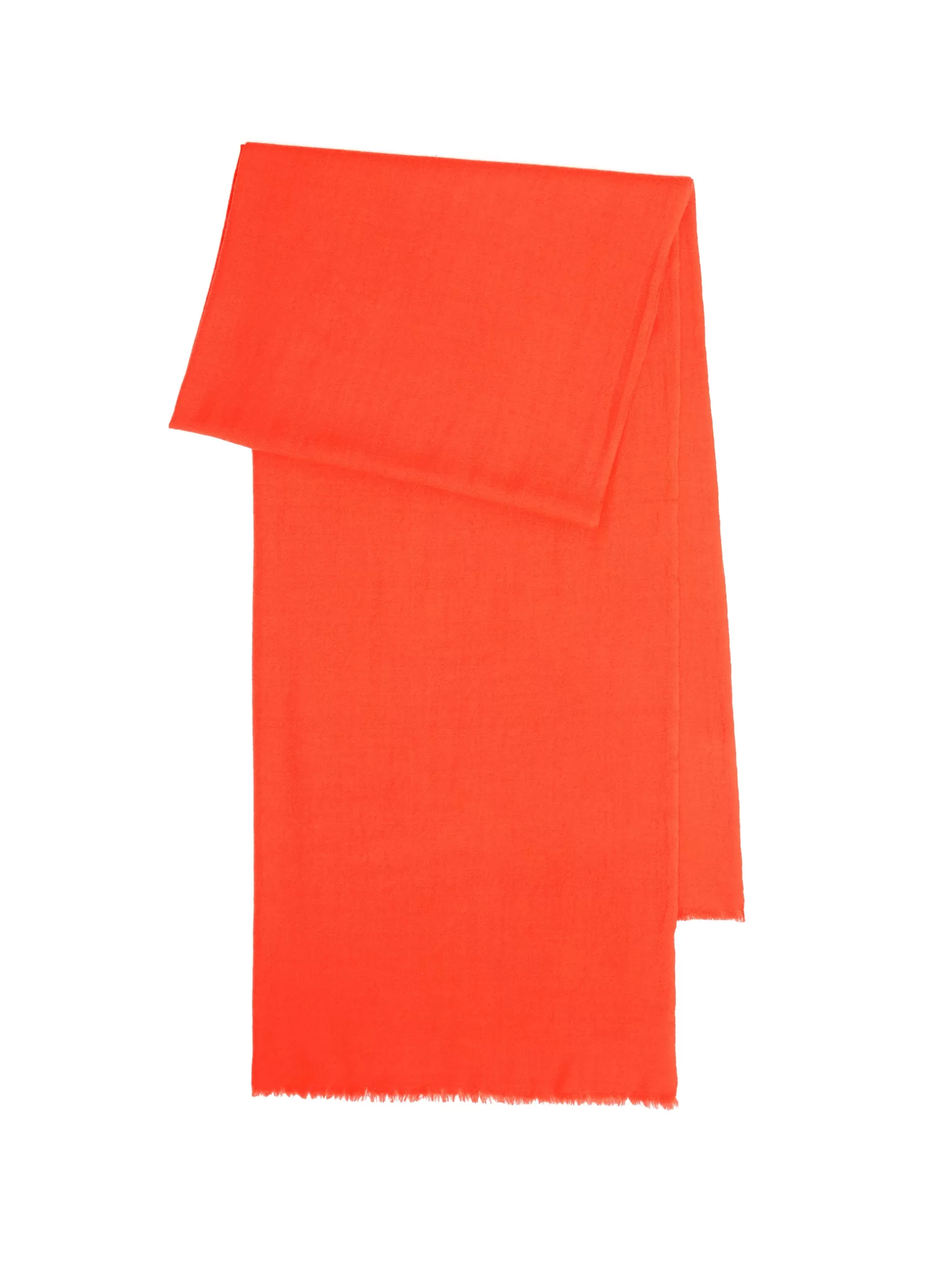 Fashion Jigsaw Wool Silk Pashmina Orange